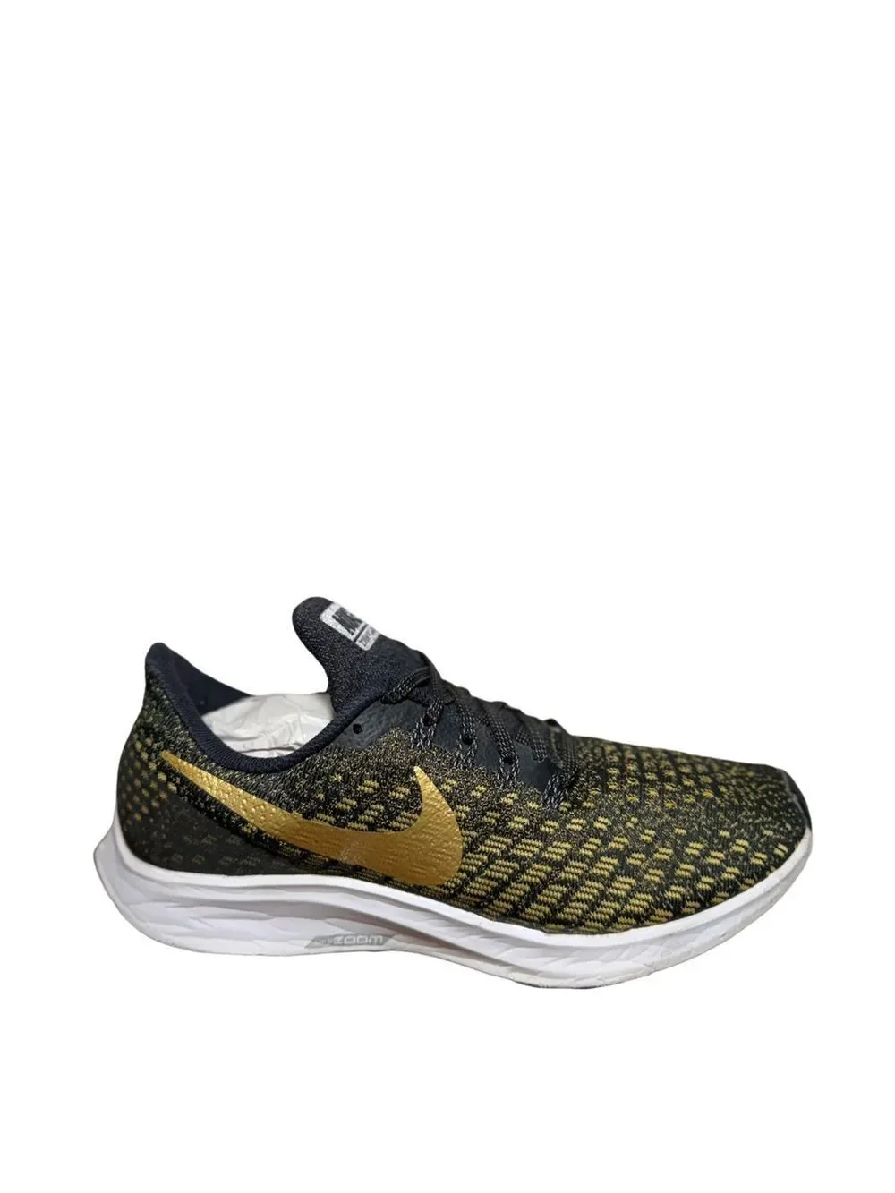 Nike Gold & Black Running Shoe Womens size 8